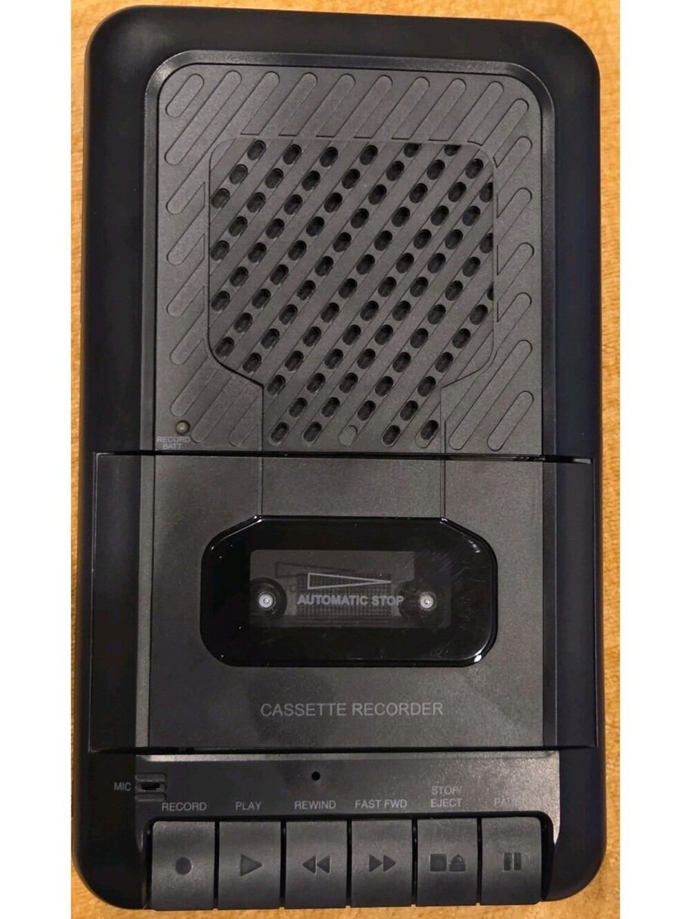 ONN Groove Cassette Recorder NEW OPEN BOX.  MISSING External Mic And AC/DC PWR